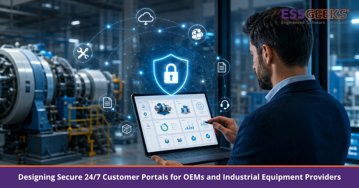 Designing Secure 24/7 Customer Portals for OEMs and Industrial Equipment Providers
