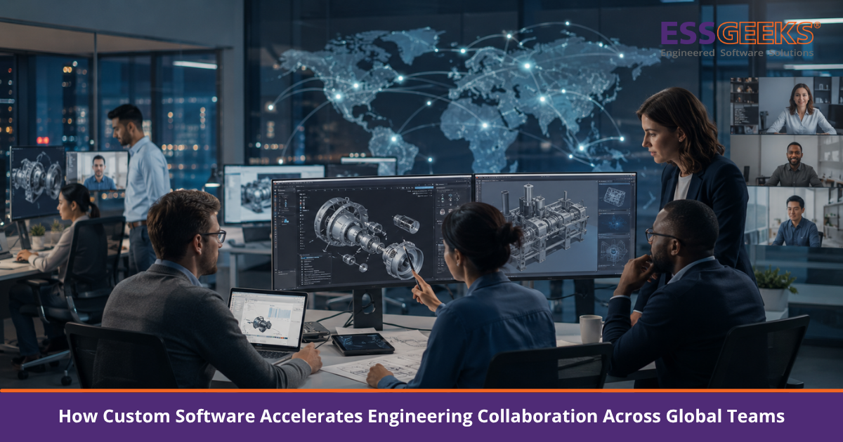 How Custom Software Accelerates Engineering Collaboration Across Global Teams